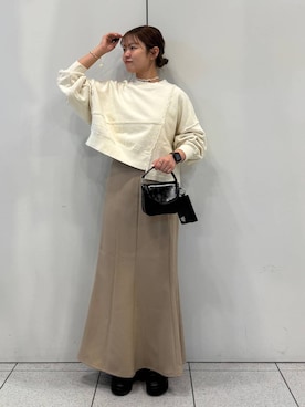 「新作」｜「アイテム（ローファー）」を使った、ことさん（レディース・155cm）の冬コーディネート