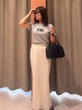 「着痩せ」｜ことさん（レディース・155cm）の夏コーディネート