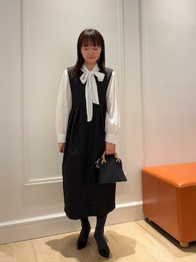 KATAYAMAさん（レディース・156cm）の冬コーディネート