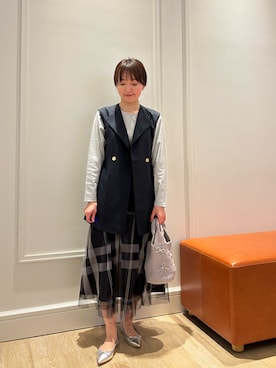 KATAYAMAさん（レディース・156cm）の冬コーディネート