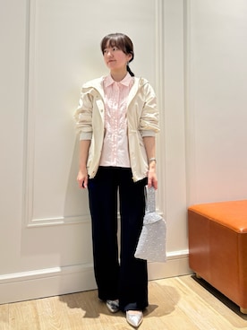 「NOLLEY’S（ノーリーズ）のアイテム」を使った、KATAYAMAさん（レディース・156cm）の冬コーディネート