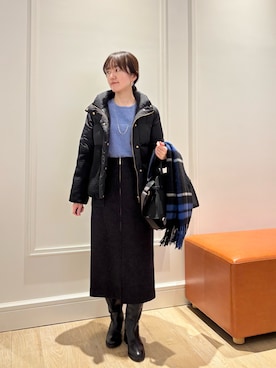 KATAYAMAさん（レディース・156cm）の冬コーディネート