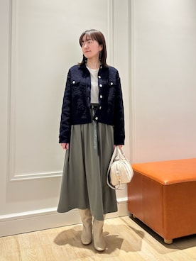 KATAYAMAさん（レディース・156cm）の冬コーディネート