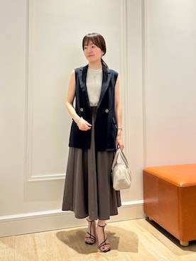 「アイテム（アンサンブル）」を使った、KATAYAMAさん（レディース・156cm）の夏コーディネート