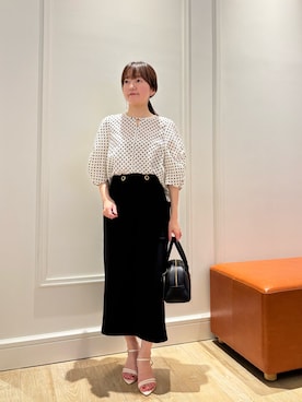 「NOLLEY'S LIGHT（ノーリーズライト）のアイテム」を使った、KATAYAMAさん（骨格ウェーブ・レディース・156cm）の夏コーディネート