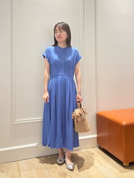 「MICO COULIER（ミコクリエ）のアイテム」を使った、KATAYAMAさん（レディース・156cm）の春コーディネート