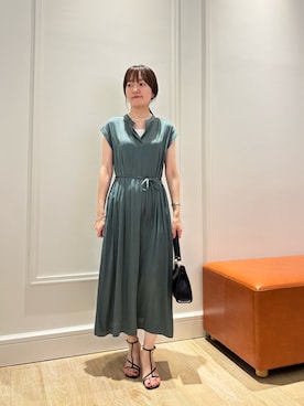 「アイテム（ワンピース）」を使った、KATAYAMAさん（レディース・156cm）の夏コーディネート