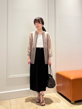 KATAYAMAさん（骨格ウェーブ・レディース・156cm）の夏コーディネート
