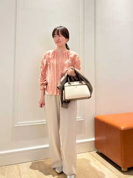 「MICO COULIER（ミコクリエ）のアイテム」を使った、KATAYAMAさん（レディース・156cm）の春コーディネート