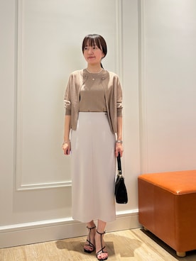「NOLLEY’S（ノーリーズ）のアイテム」を使った、KATAYAMAさん（骨格ウェーブ・レディース・156cm）の夏コーディネート