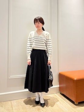「NOLLEY’S（ノーリーズ）のアイテム」を使った、KATAYAMAさん（骨格ウェーブ・レディース・156cm）の夏コーディネート
