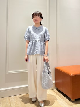 「MICO COULIER（ミコクリエ）のアイテム」を使った、KATAYAMAさん（レディース・156cm）の春コーディネート