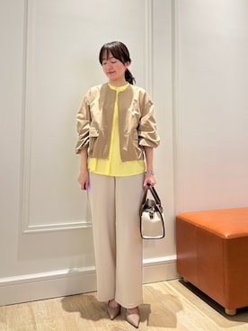 KATAYAMAさん（レディース・156cm）の春コーディネート