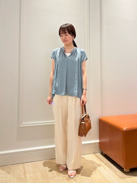 「NOLLEY'S LIGHT（ノーリーズライト）のアイテム」を使った、KATAYAMAさん（骨格ウェーブ・レディース・156cm）の春コーディネート