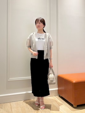 「NOLLEY'S LIGHT（ノーリーズライト）のアイテム」を使った、KATAYAMAさん（骨格ウェーブ・レディース・156cm）の夏コーディネート
