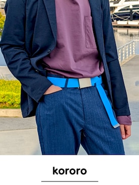 「ごきげんウィーク」｜「アイテム（チノパンツ）」を使った、kororoofficialさん（メンズ・165cm）の春コーディネート