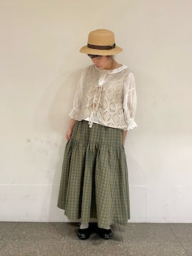 「Samansa Mos2（サマンサ モスモス）のアイテム」を使った、おすずさん（レディース・151cm）の夏コーディネート