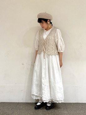 「Samansa Mos2（サマンサ モスモス）のアイテム」を使った、おすずさん（レディース・151cm）の夏コーディネート