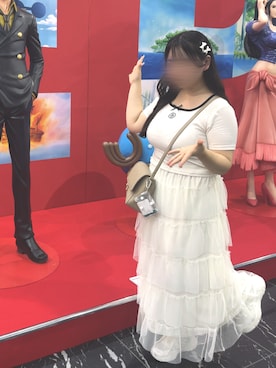 「Honeys（ハニーズ）のアイテム（ショルダーバッグ）」を使った、yurinaさん（レディース・154cm）の秋コーディネート