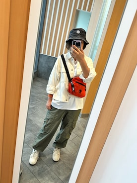 「AS KNOW AS plus（アズノゥアズプラス）のアイテム（ジャケット/アウター）」を使った、KAIさん（レディース・163cm）の秋コーディネート