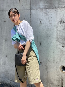 「ボーイッシュ」｜あまねさん（レディース・164cm・10代）の夏コーディネート