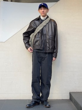 「SHIPS any（シップス エニィ）のアイテム（ジャケット/アウター）」を使った、徳山さん（メンズ・177cm）の冬コーディネート
