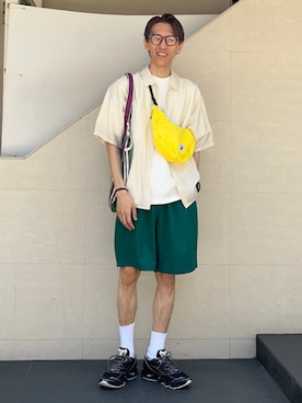 「SHIPS any（シップス エニィ）のアイテム」を使った、徳山さん（メンズ・177cm）の夏コーディネート