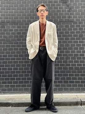 徳山さん(メンズ・177cm)の春コーディネート