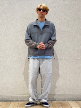 「SHIPS any（シップス エニィ）のアイテム」を使った、徳山さん（メンズ・177cm）の春コーディネート