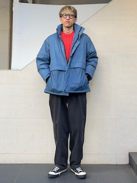 「SHIPS any（シップス エニィ）のアイテム（ジャケット/アウター）」を使った、徳山さん（メンズ・177cm）の秋コーディネート