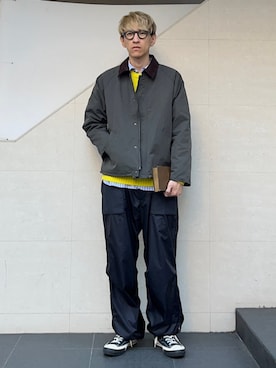 「SHIPS any（シップス エニィ）のアイテム（ジャケット/アウター）」を使った、徳山さん（メンズ・177cm）の秋コーディネート