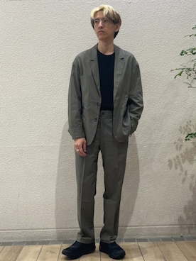 「On（オン）のアイテム」を使った、徳山さん（メンズ・177cm）の夏コーディネート