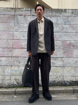 徳山さん(メンズ・177cm)の秋コーディネート
