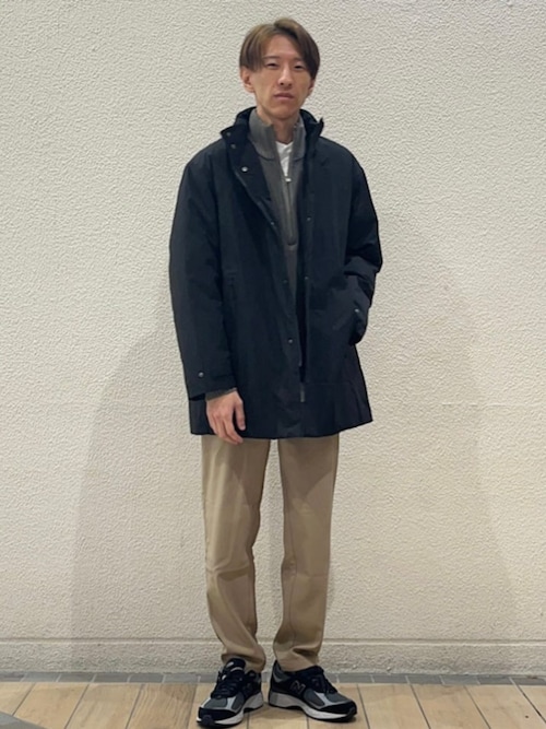 WEB限定】SHIPS any:〈撥水/防風等〉多機能 スタンドカラー ダウン