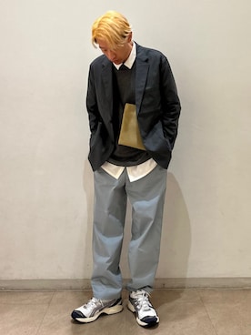 徳山さん(メンズ・177cm)の春コーディネート