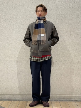 徳山さん(メンズ・177cm)の冬コーディネート