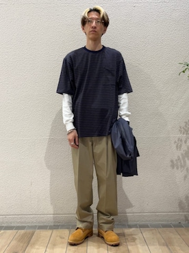 徳山さん(メンズ・177cm)の夏コーディネート