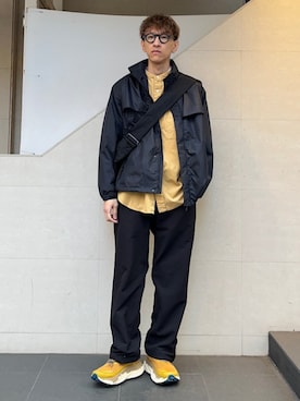 「SHIPS any（シップス エニィ）のアイテム（ジャケット/アウター）」を使った、徳山さん（メンズ・177cm）の冬コーディネート