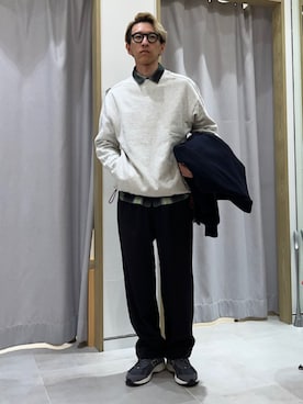 「SHIPS any（シップス エニィ）のアイテム（ジャケット/アウター）」を使った、徳山さん（メンズ・177cm）の秋コーディネート