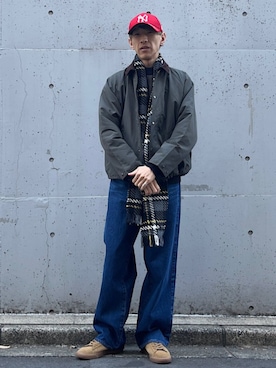 「SHIPS any（シップス エニィ）のアイテム（ジャケット/アウター）」を使った、徳山さん（メンズ・177cm）の冬コーディネート