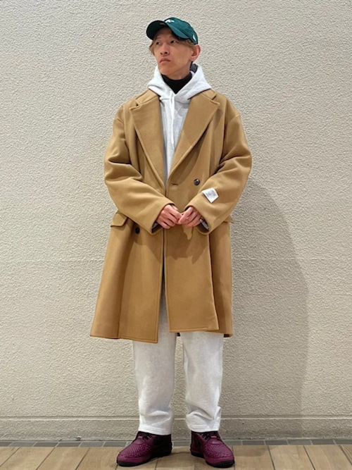 SHIPS any: PURE WOOL MELTON ダブル チェスターコート SHIPS any チェスターコート コート PURE WOOL MELTON ダブル 26AW
