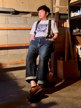 「アイテム（シューズ）」を使った、Arukot:      さん（メンズ・177cm）の夏コーディネート