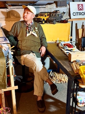 「アイテム（パンツ）」を使った、Arukot:      さん（メンズ・177cm）の秋コーディネート