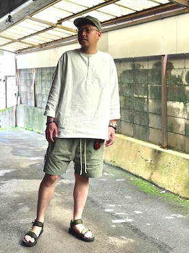 「FILSON（フィルソン）のアイテム」を使った、Arukot:      さん（メンズ・177cm）の夏コーディネート