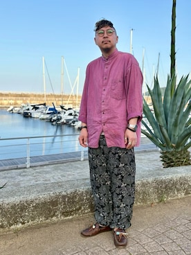 「orSlow（オアスロウ）のアイテム」を使った、Arukot:      さん（メンズ・177cm）の春コーディネート