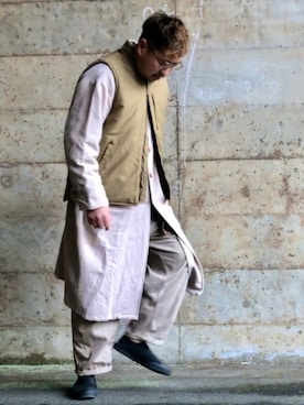 「UNCROWDのアイテム（トップス）」を使った、Arukot:      さん（メンズ・177cm）の冬コーディネート