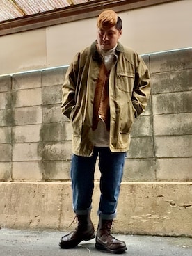 「アイテム（シューズ）」を使った、Arukot:      さん（メンズ・177cm）の冬コーディネート