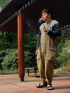 Nigel Cabournのオールインワン・サロペットを使った人気ファッション
