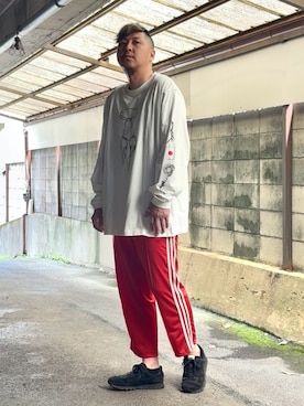 「NIKE（ナイキ）のアイテム（トップス）」を使った、Arukot:      さん（メンズ・177cm）の春コーディネート