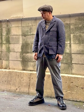 「アイテム（テーラードジャケット）」を使った、Arukot:      さん（メンズ・177cm）の秋コーディネート